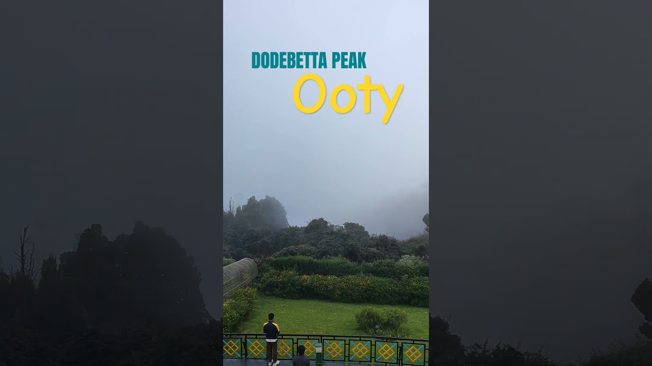 Dodebetta Peak #doddabetta #ooty #nature #ootytourisum #tamilnadu #shorts #youtubeshorts #viralvideo