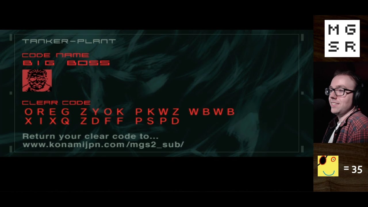 Metal Gear Solid 2 PC Extreme Big Boss (1:25:00 IGT)