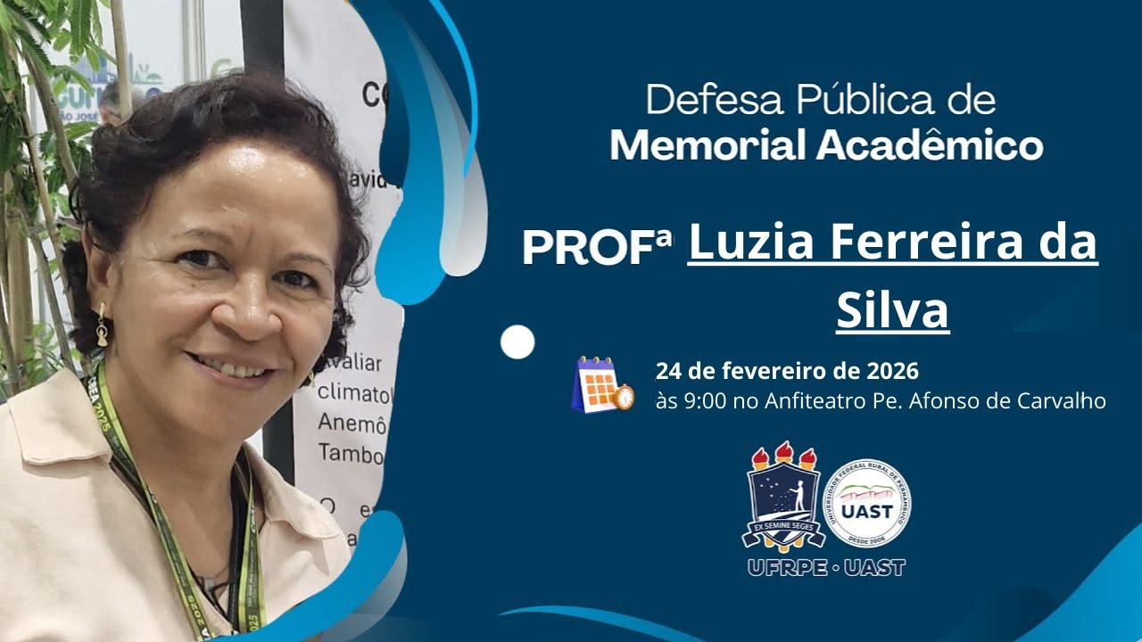 Defesa de Memorial Professora Luzia Ferreira da Silva