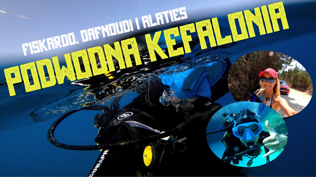 NURKOWANIE na Kefalonii - FISKARDO - GRECJA 4K (#4) #kefalonia