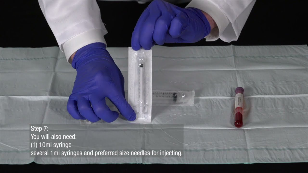 How to Properly Draw Prepared PRP Using the Regenerative Medical PRP Kit