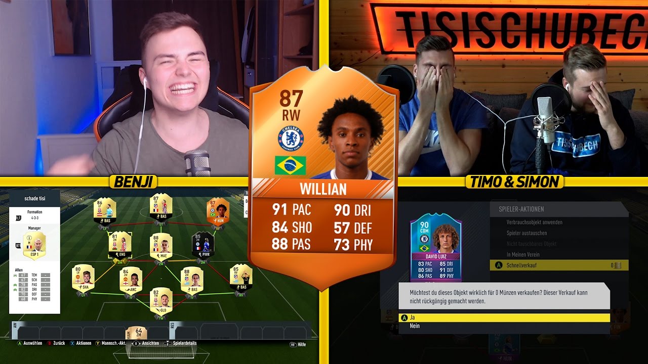 FIFA 17: MOTM WILLIAN BATTLESHIP WAGER WIRD ZUR BEERDIGUNG ☠ FIFA 17 ULTIMATE TEAM DEUTSCH