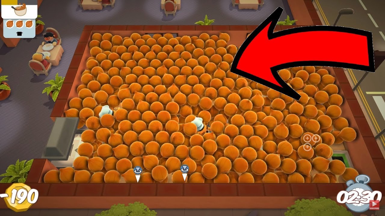 Overcooked ONION record. Because yes.