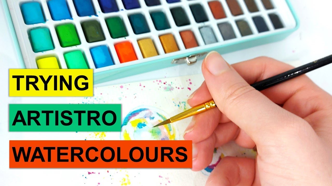 Trying ARTISTRO Watercolours - First Impressions