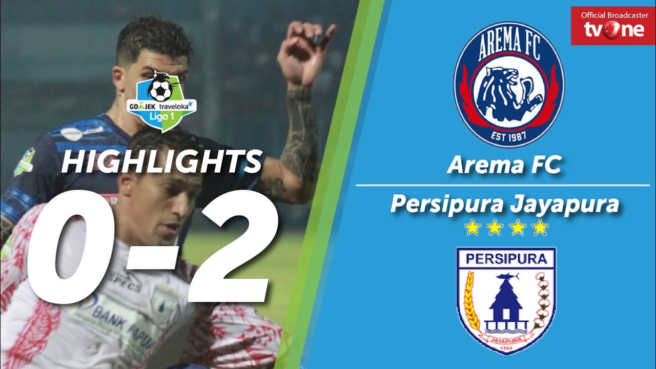 Arema FC vs Persipura Jayapura: 0-2 All Goals & Higlights