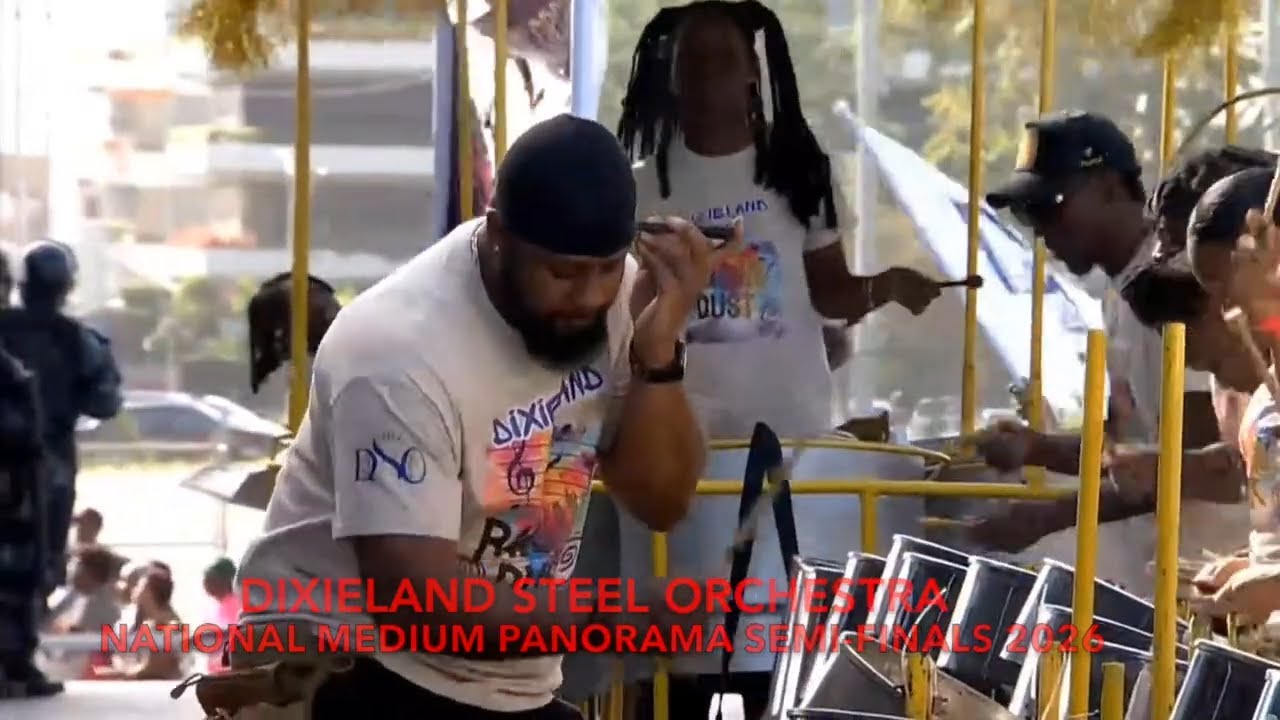 Dixieland Steel Orchestra National Panorama Semi Finals 2026 medium Band Trinidad Carnival 2026