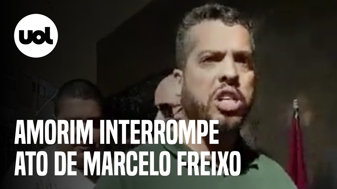 Deputado bolsonarista Rodrigo Amorim é acusado de interromper armado ato de Marcelo Freixo