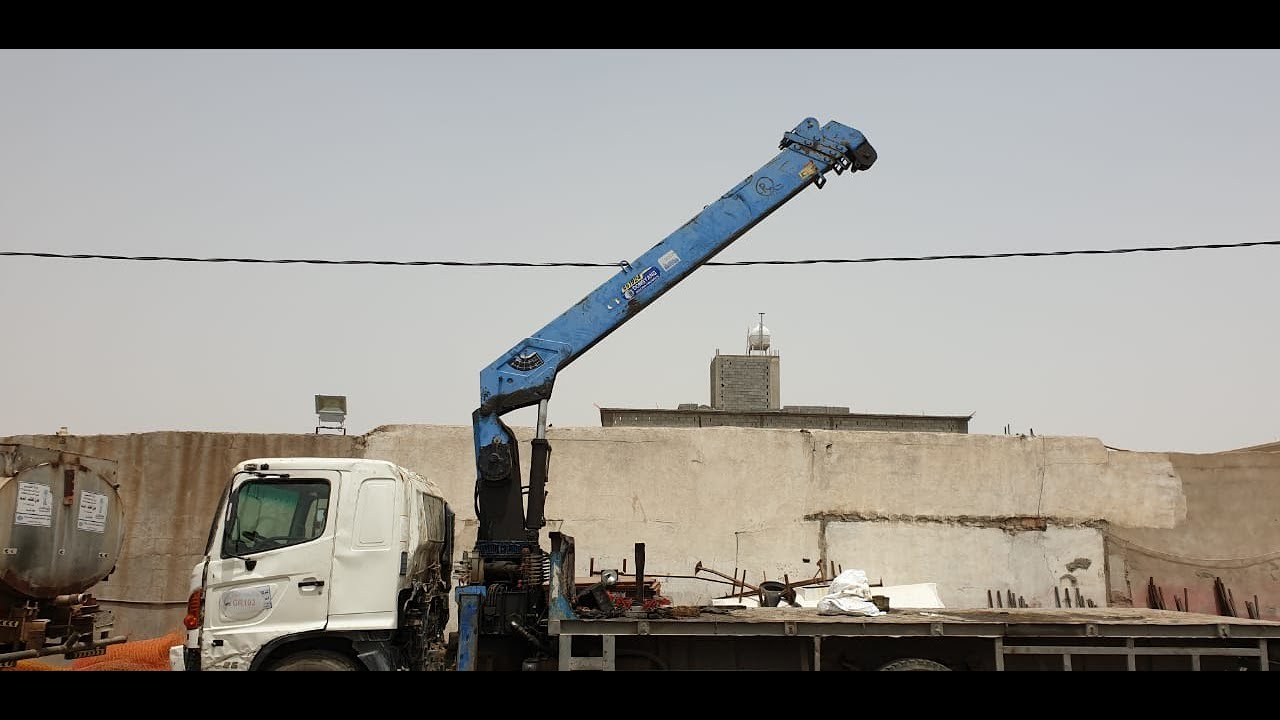اصلاح ترس الدوران رافعه كرين 10 طن .  Rotation gear fix part 2 . Crane 10 tons