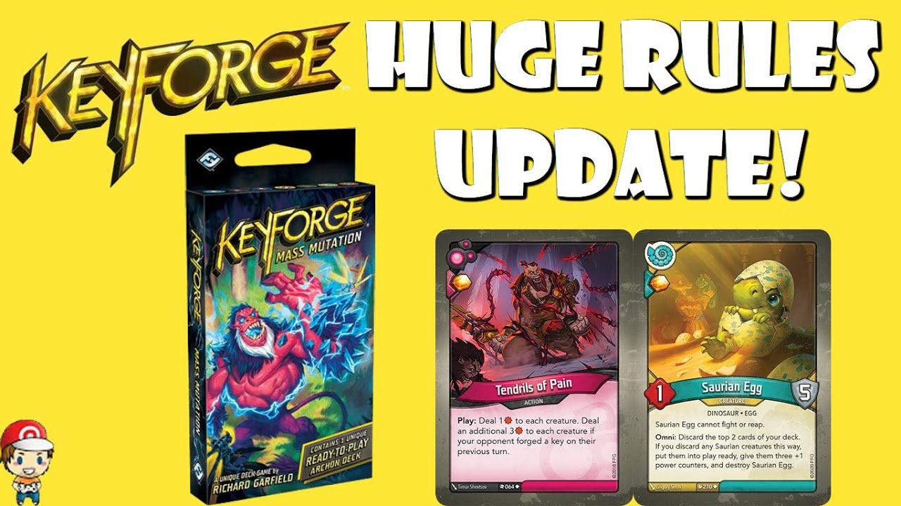 Important Keyforge Rules Updates & New FAQ (Mass Mutation)