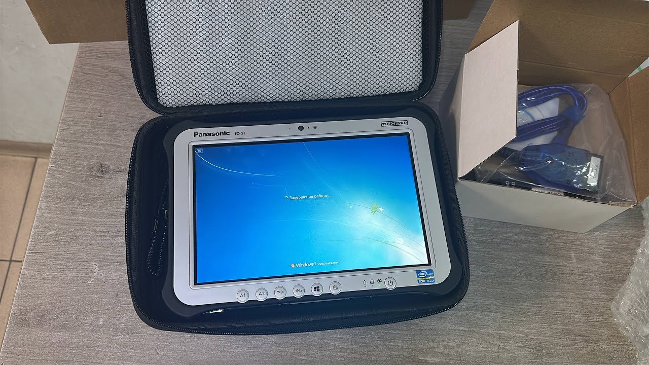 Упаковка и отправка комплекта оборудования на базе защищенного планшета Panasonic TOUGHPAD FZ G1 +