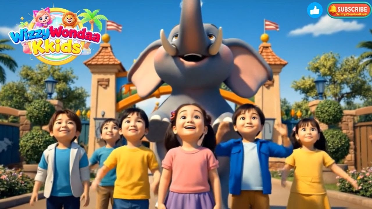 “🐘 Zoo Adventure! Learn Animals, Sounds & Fun Activities | WizzyWondaaKkids Edu Song” 