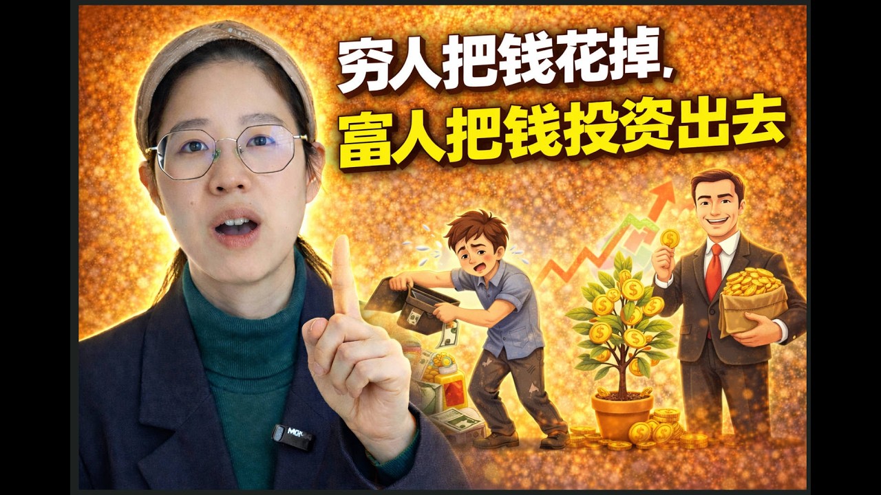 穷人把钱花掉,富人把钱投资出去！