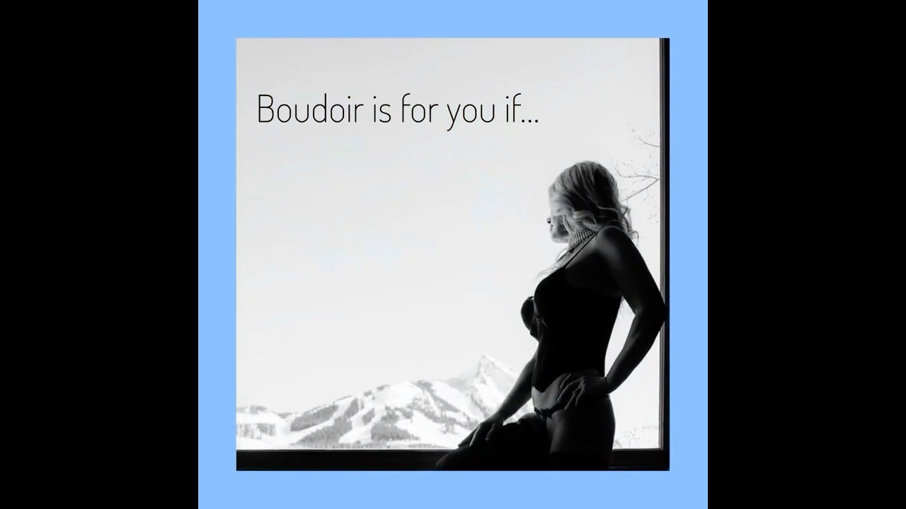 Crested Butte Boudoir Photographer | Boudoir Photography