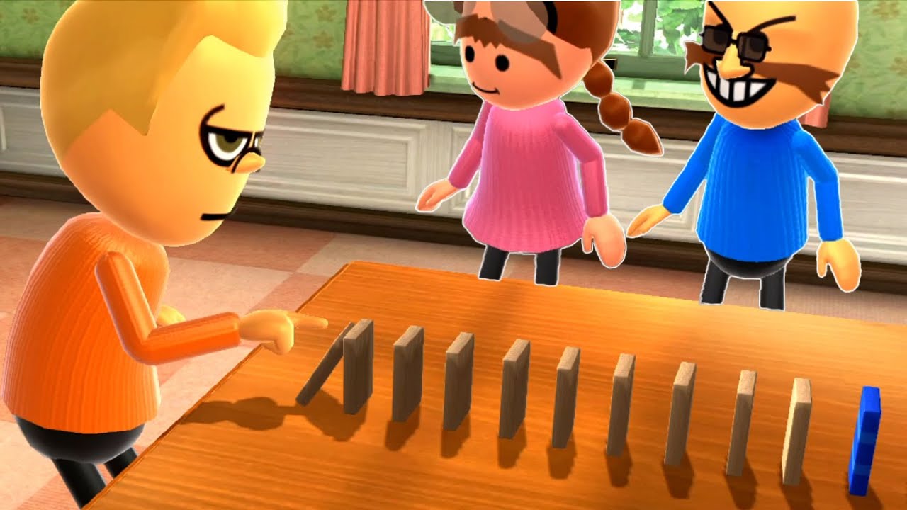 Wii Party U Minigames -  Dr Eggman Vs Clara Vs Polly Vs Olga (Master CPUs)