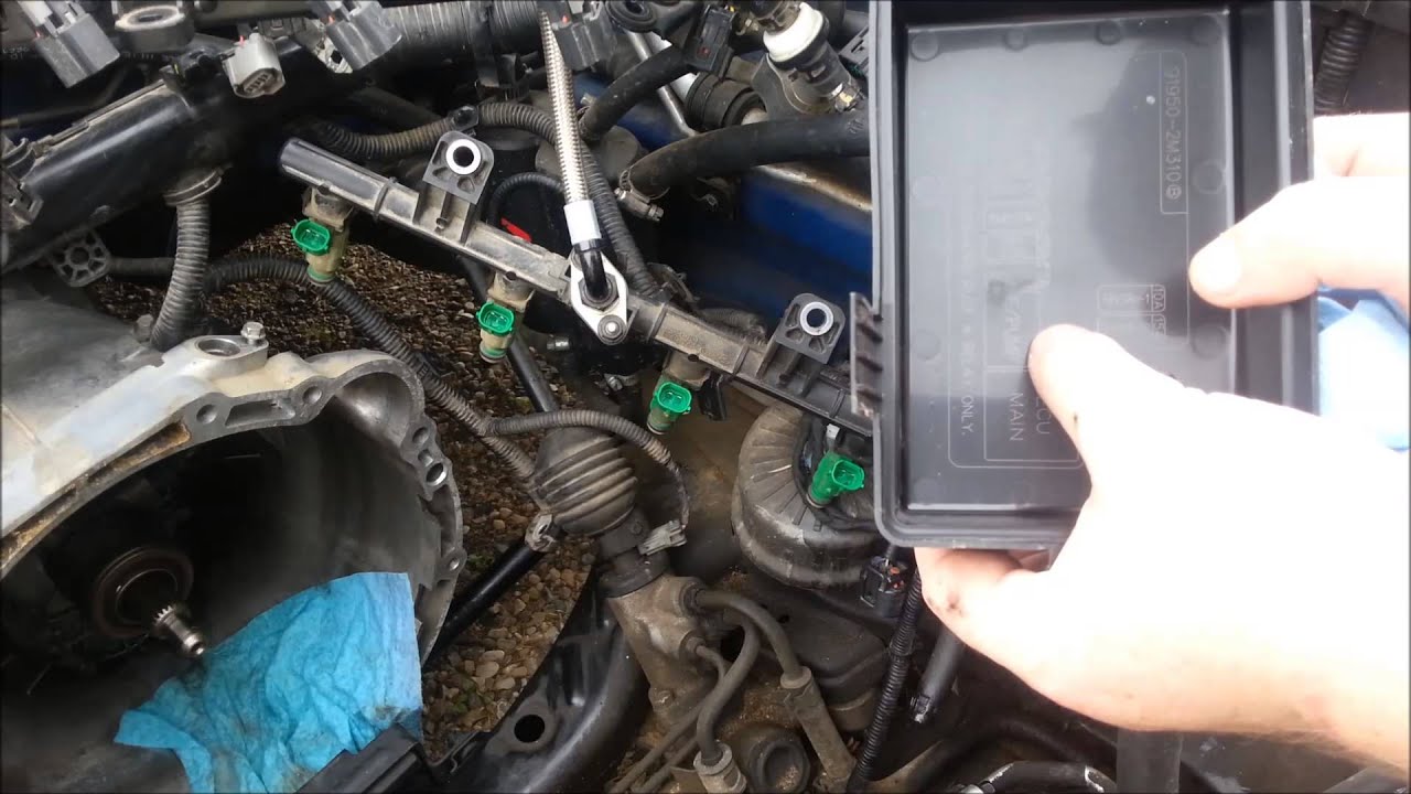 Fuel rail gauge install