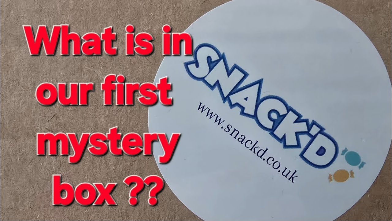 What is in our 1st Snack'd mystery box ?  #unboxing