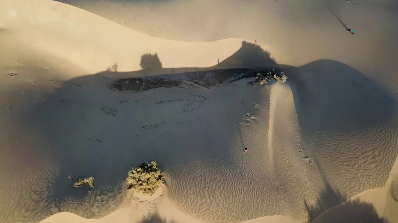 Maspalomas D&uuml;nen / Dunes - Sandsturm aus der  Luft