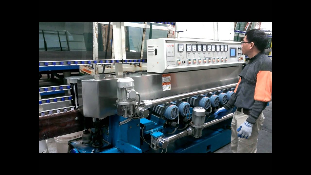 glass bevel machine video
