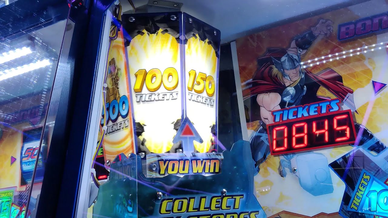 BIGGEST TICKET WIN on the Marvel Avengers Coin Pusher, thanks to the SUPER SPIN (Marvel Ep 3)
