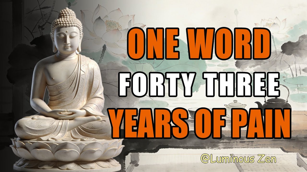 43 Years of Pain From One Sentence｜The Karma of Speech#BuddhistWisdom #mindfulspeech #karma