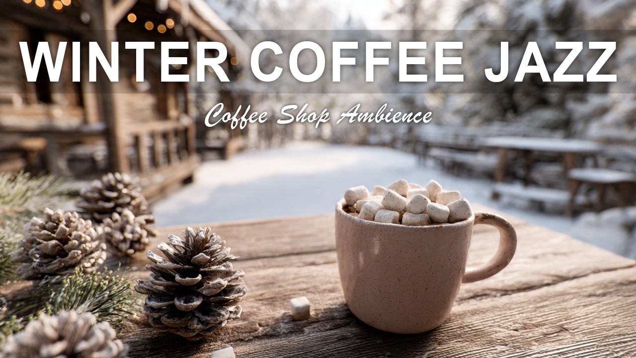 Winter Coffee Jazz ☕ January Bossa Nova Instrumental & Relaxing Jazz Cafe Music for Studying.