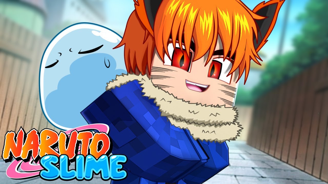 Minecraft : NARUTO SLIME -  FILME ! O DIA que virei UM SLIME COM O CHAKRA da KURAMA !