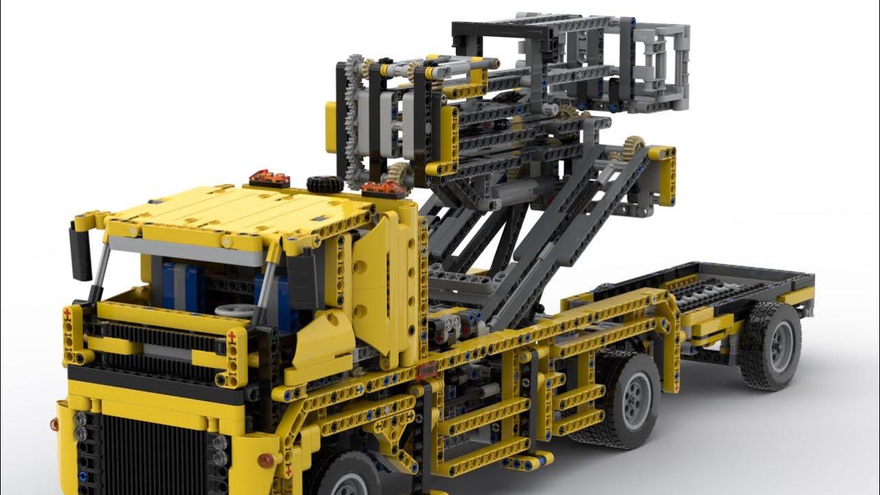 Mobile Articulated Boom Lift - Lego Technic 42009 Alternate Model (MOC)