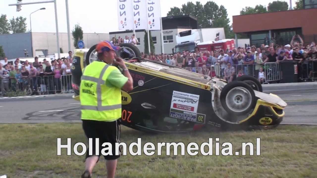 Rally crash: Honda Civic Type-R ELE rally 2010