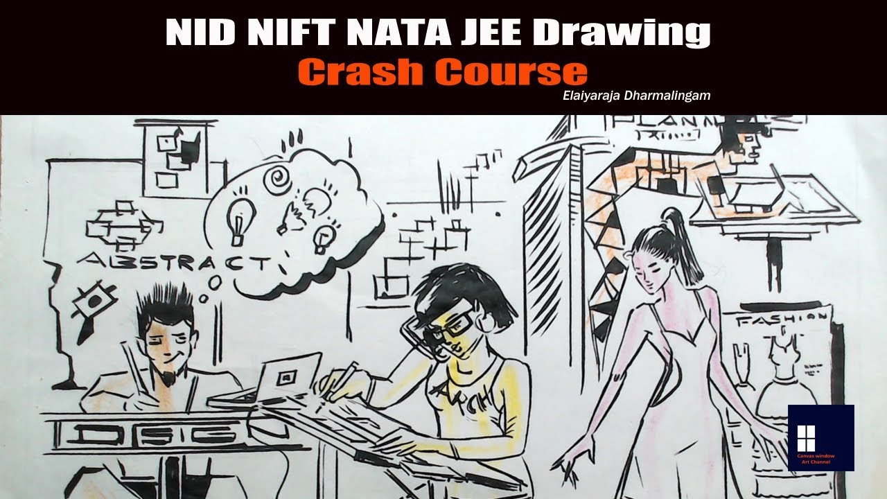 NID NIFT NATA JEE Sketching Lessons - Crash Course
