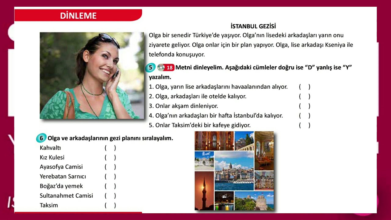İstanbul A1 (Audio) - 18 İSTANBUL GEZİSİ (Page 89)