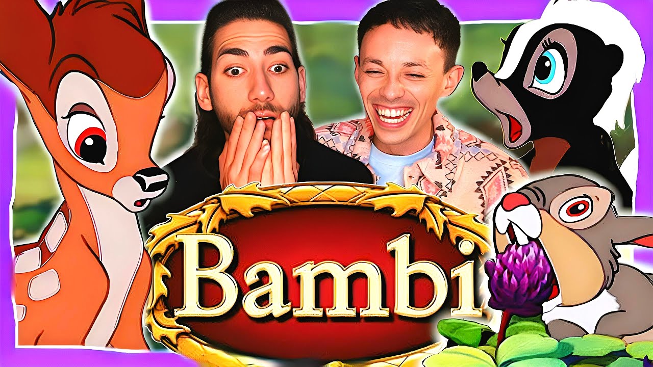 Wait… BAMBI is a boy!? First time watching Bambi!! (Movie Reaction and Disney Fan Commentary)