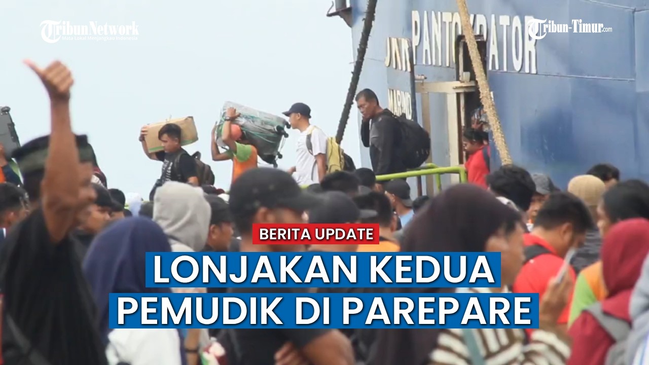 Tembus 3.702 Orang, Pelabuhan Nusantara Parepare Alami Lonjakan Pemudik Jelang Lebaran