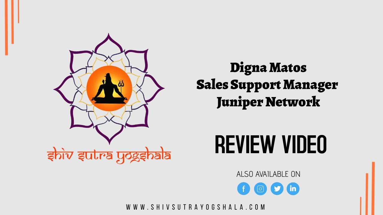 Online Yoga Review | Digna Matos - Sales Support Manager - Juniper Network