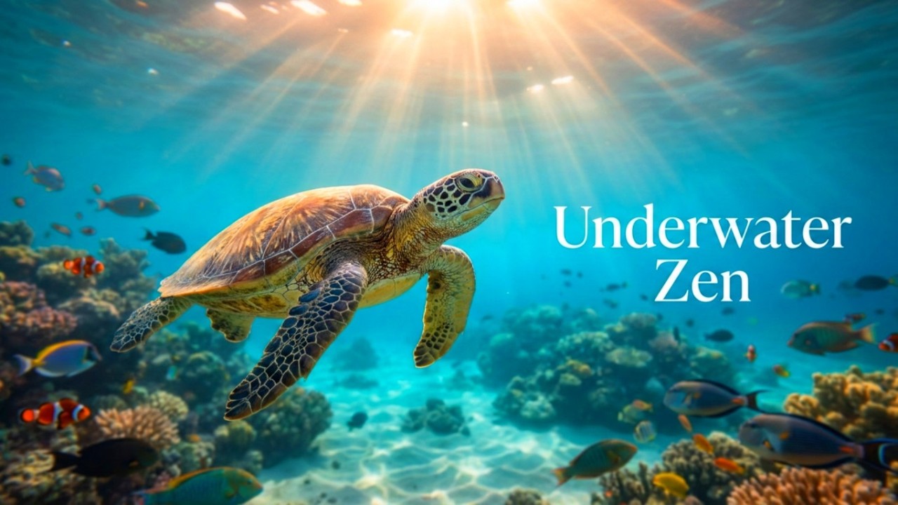 Disney’s Underwater Magic: Tropical Lagoon Zen & Marine Vistas #relax #calm  #disney