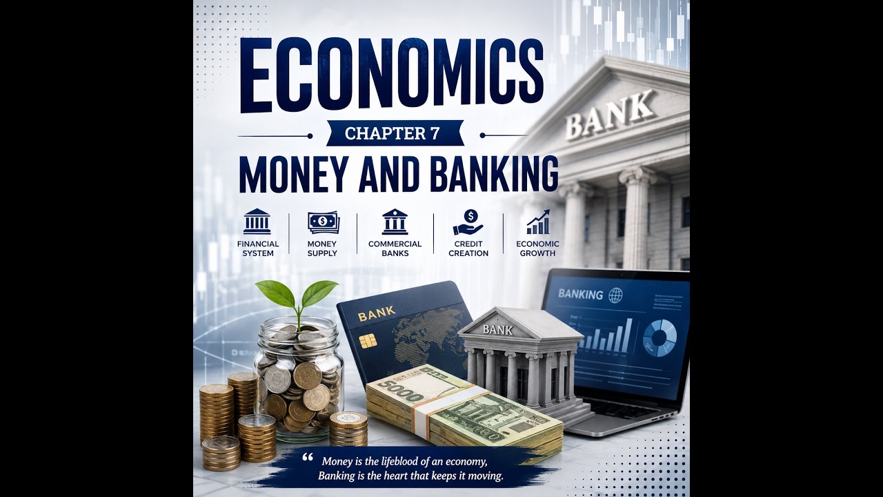 Economics | Chapter 7 | Money and Banking | MUAD AJWAD | Advanced Level