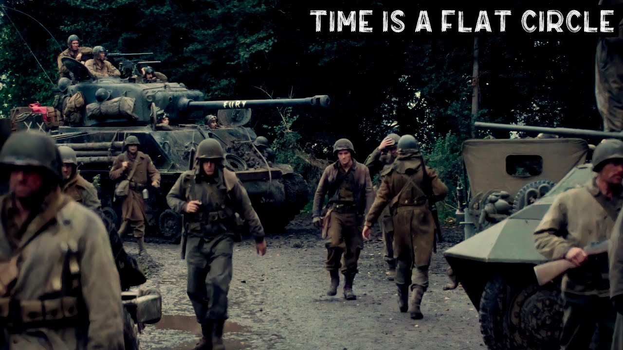 Fury (2014): Distant battle ambience
