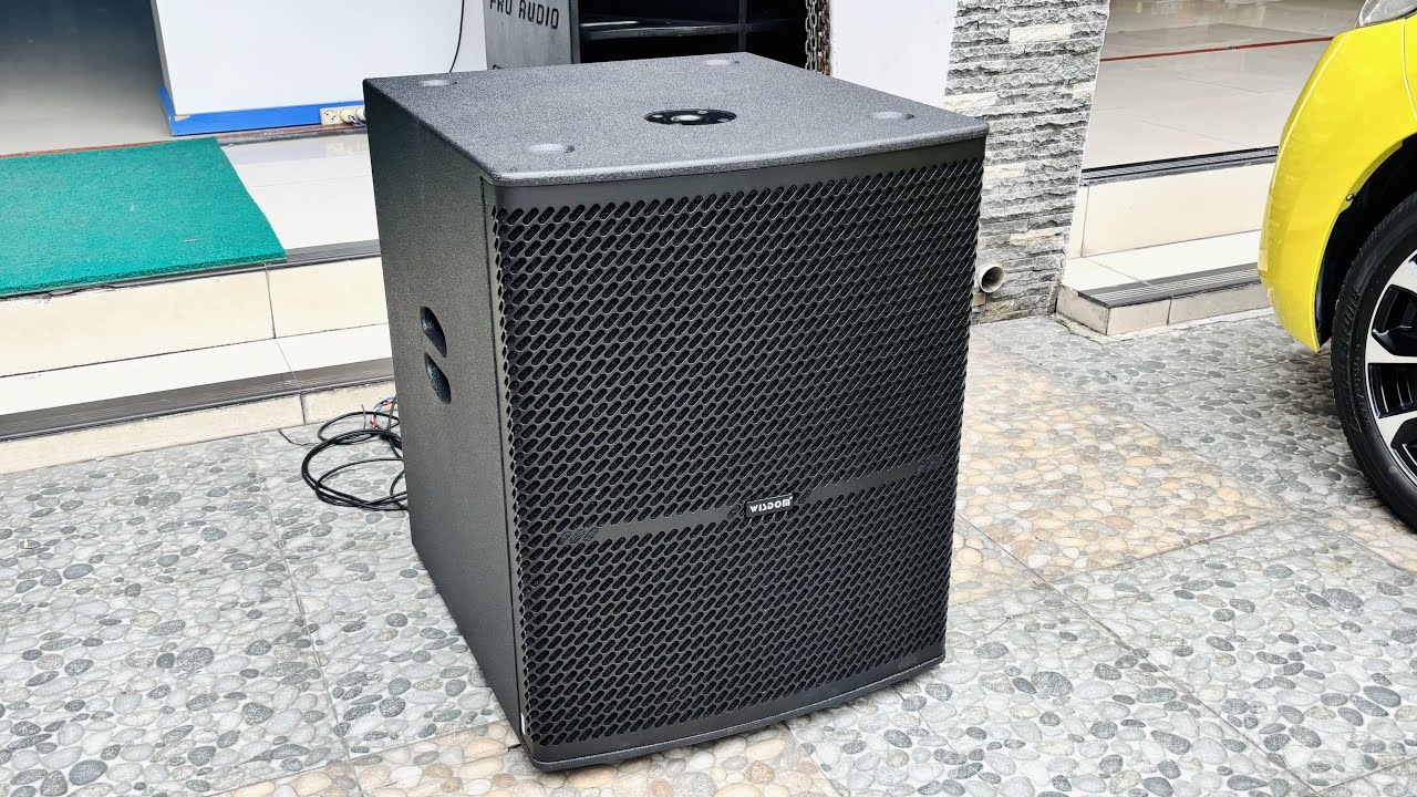 Subwoofer 18inc Wisdom SW 118XD seri tertinggi dari wisdom