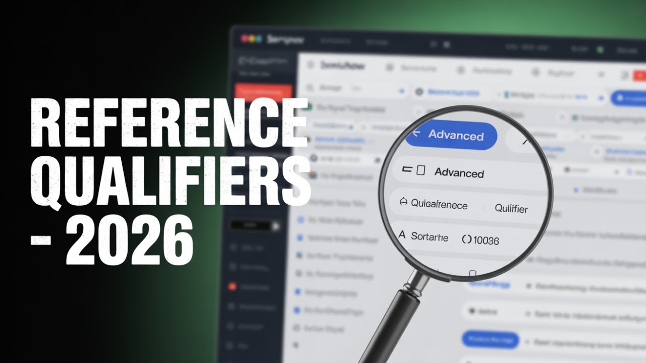 What is Reference Qualifier in ServiceNow (2026)
