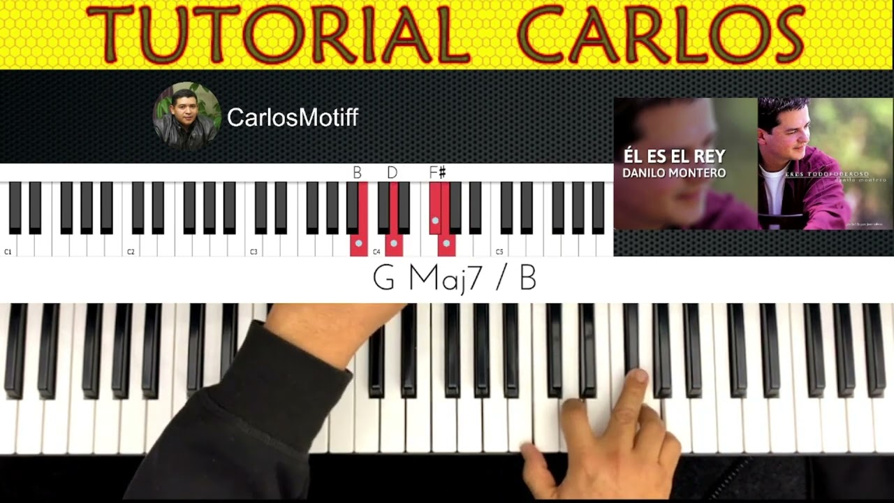 Él es el Rey - Danilo Montero  Piano Tutorial Carlos