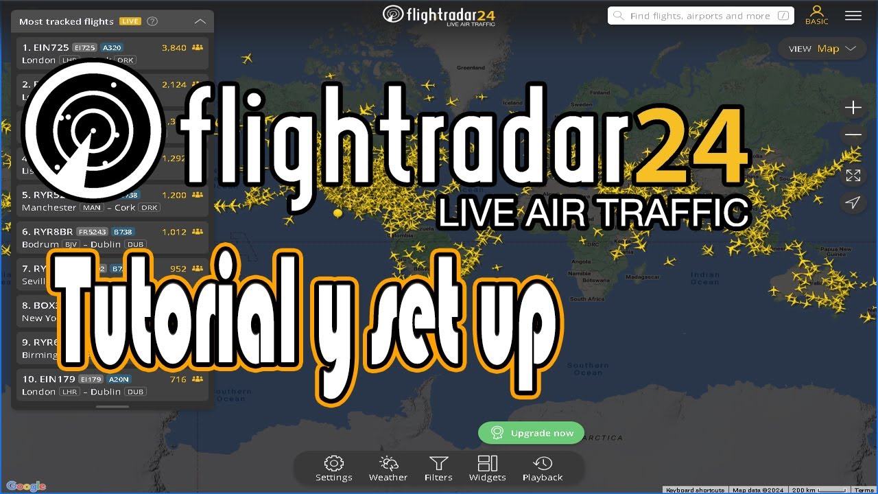 Flightradar24: Tutorial, Set-up y Curiosidades de Política Internacional y Aviones