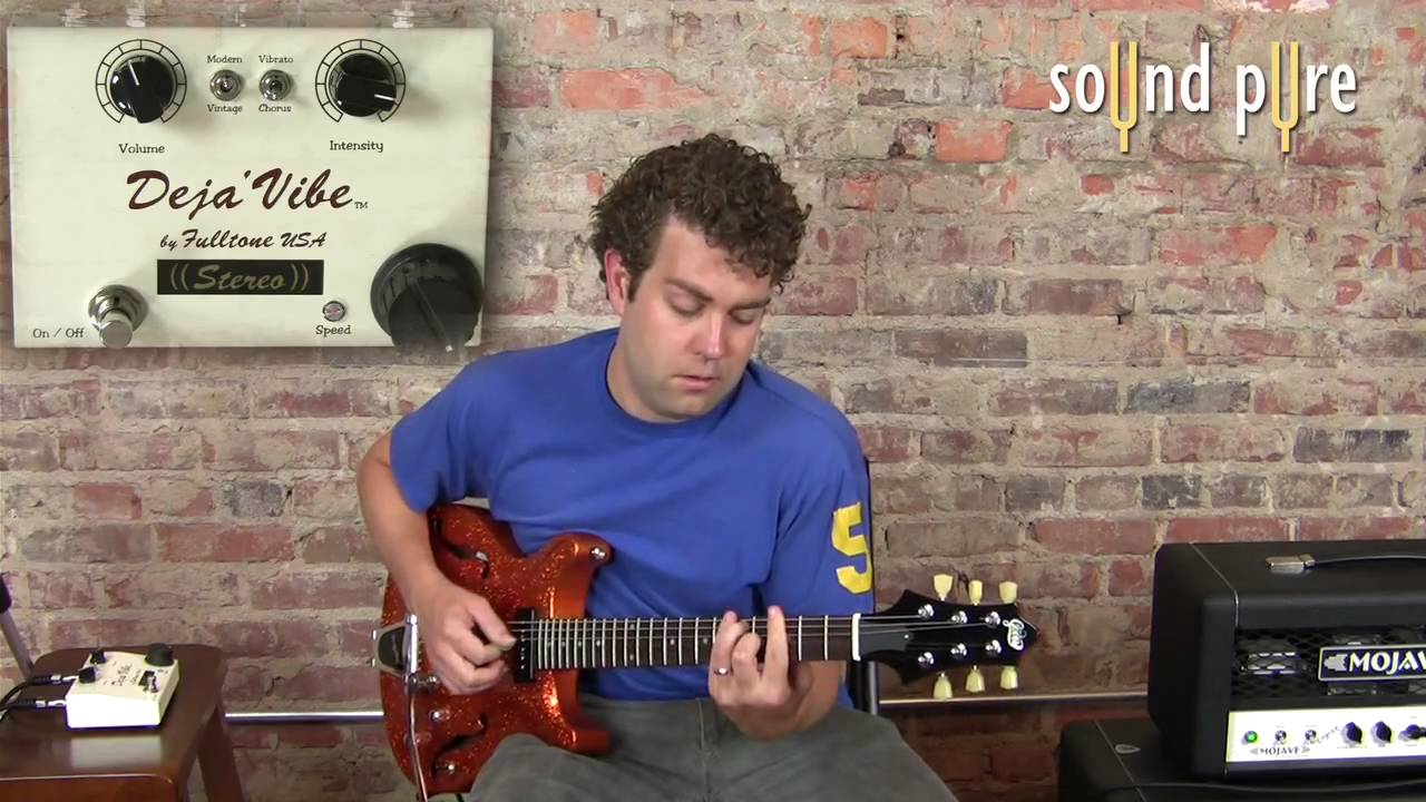 Fulltone Effects Mini Deja Vibe Pedal Demo - With Gadow Custom Setneck HB