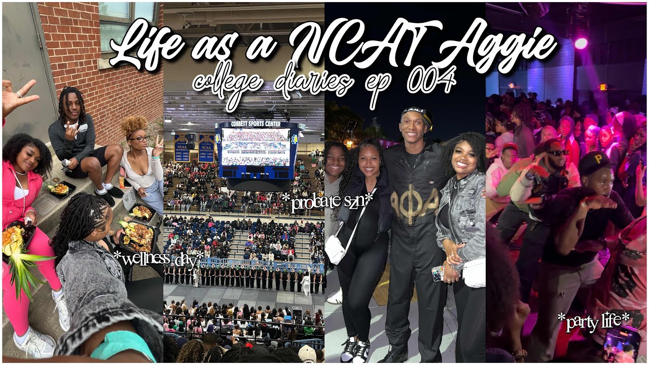 Life as a NCAT Aggie | College Diaries 004 | Probate Season, Wellness Day, Party Life, etc |