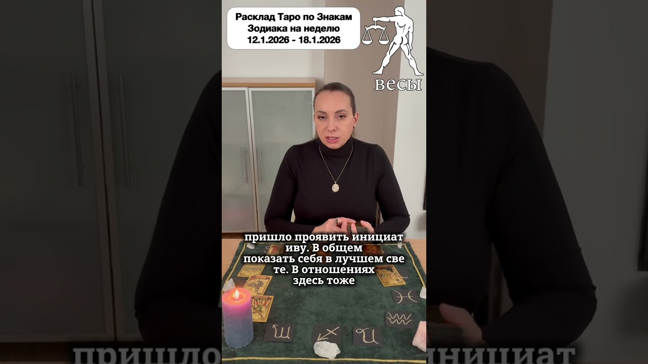 Расклад Таро по Знакам Зодиака на неделю 12.1 - 18.1.2026 