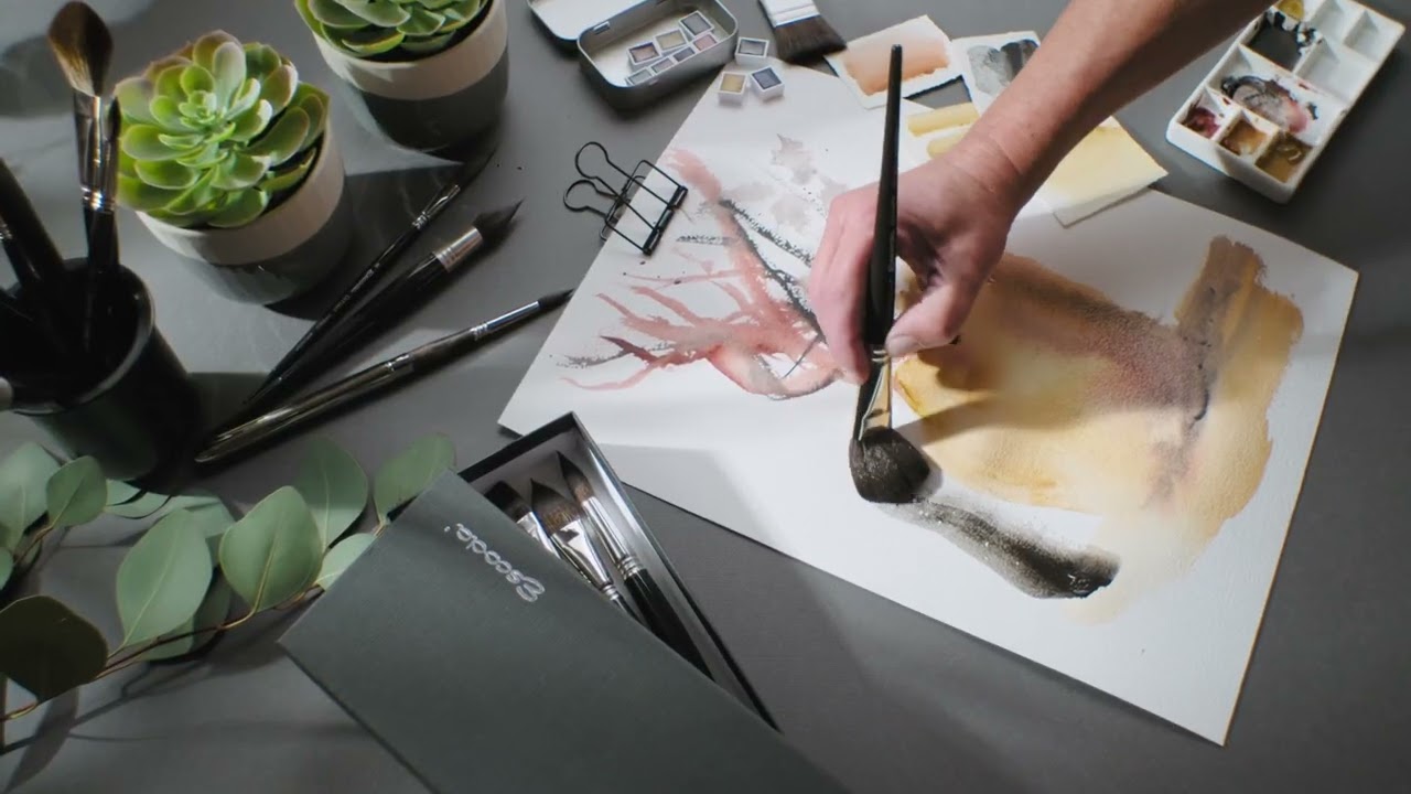Escoda &Uacute;ltimo Synthetic Squirrel Brushes | Luxury Painting