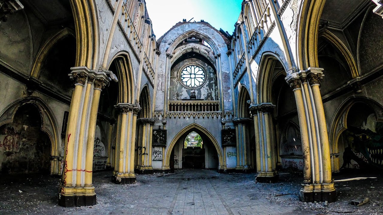 Las Ruinas de una Iglesia en Santiago |4K| Urbex chile - [SUSCRIBETE]