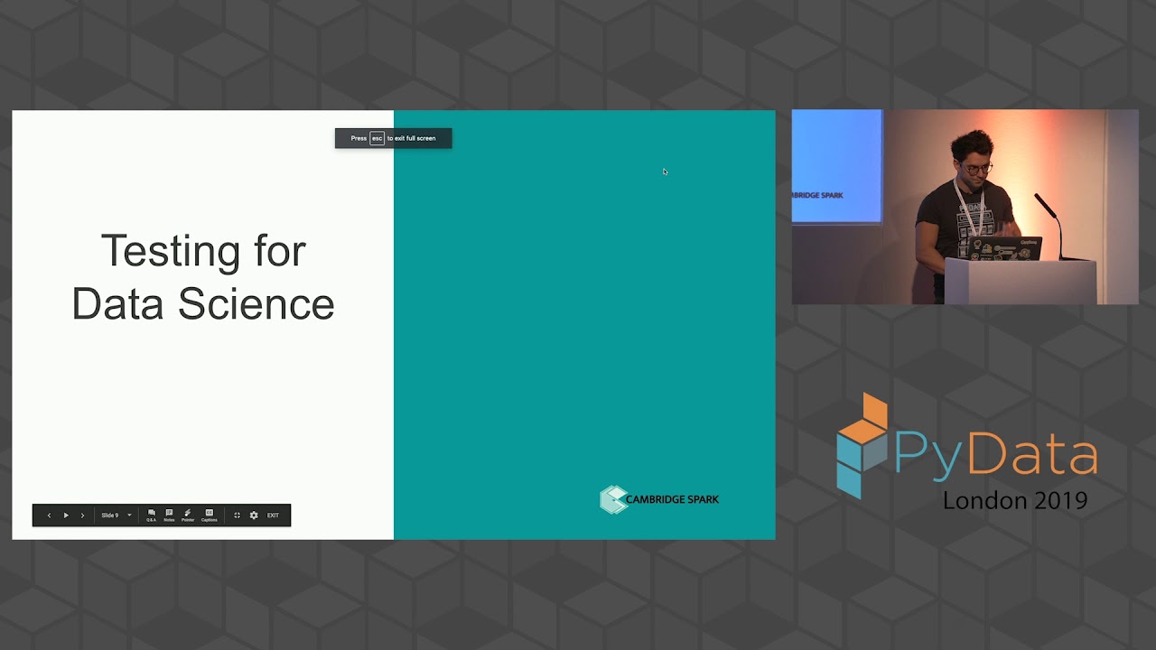 Raoul-Gabriel Urma, Kevin Lemagnen: Adv. Software Testing for Data Scientists | PyData London 2019