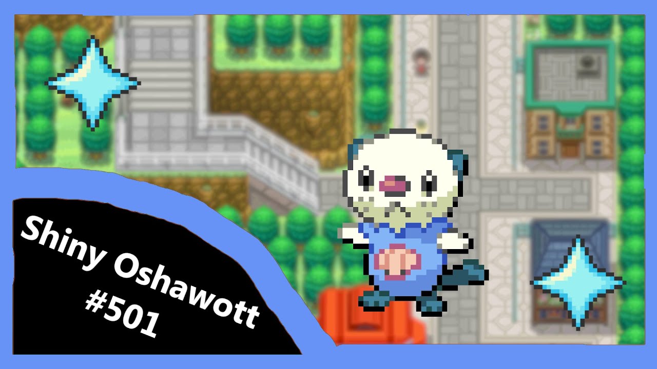 (Live) Shiny Oshawott After 1,638 Soft Resets! Unova Shiny Living Dex #501