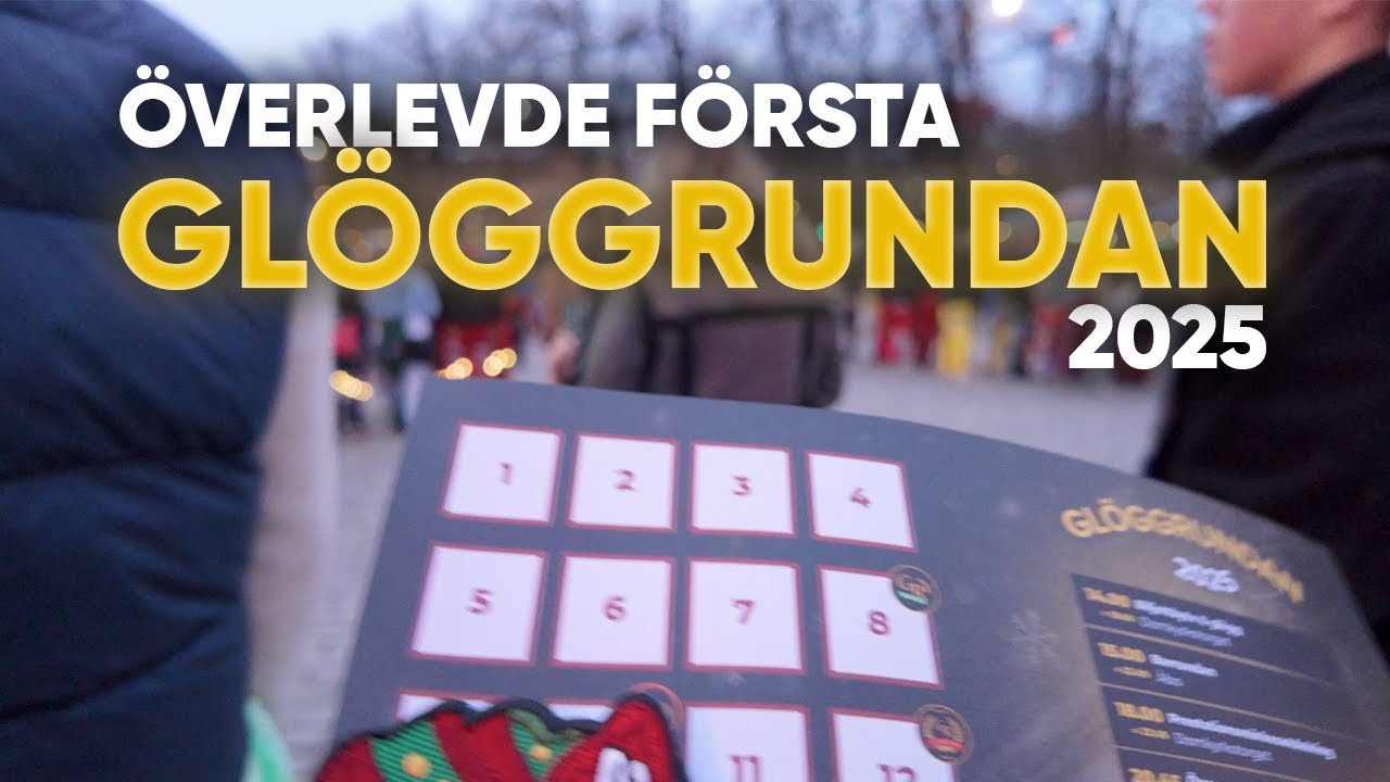 Min första Glöggrunda - Banger Vlog (Glöggrundan 2025)