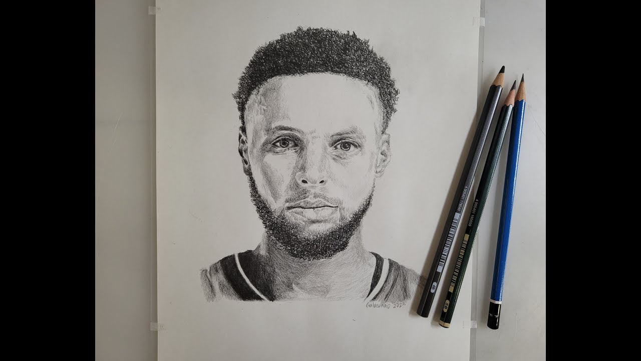 How to draw Stephen Curry /REALISTIC DRAWING #nba #drawing #sketch