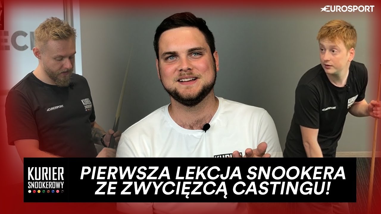 Pierwsza lekcja snookera ze zwycięzcą naszego castingu!